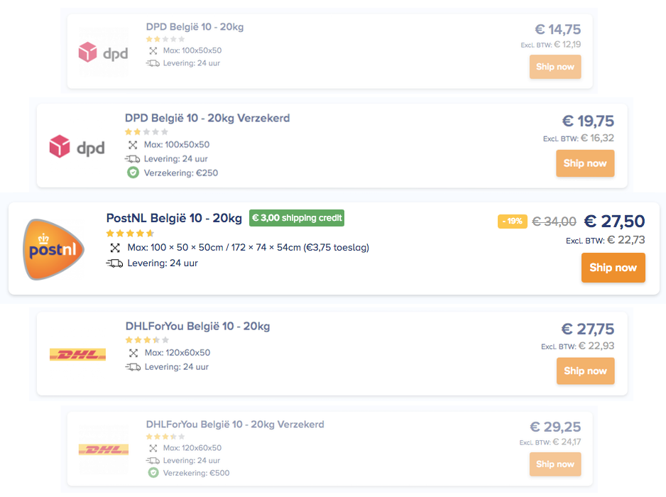 dpd pakket verzenden