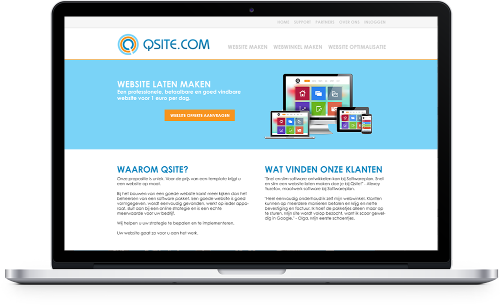 wij ontwerpen en ontwikkelingen een website op maat van je onderneming