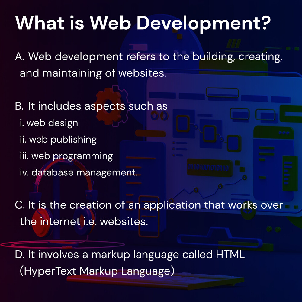 web development betekenis